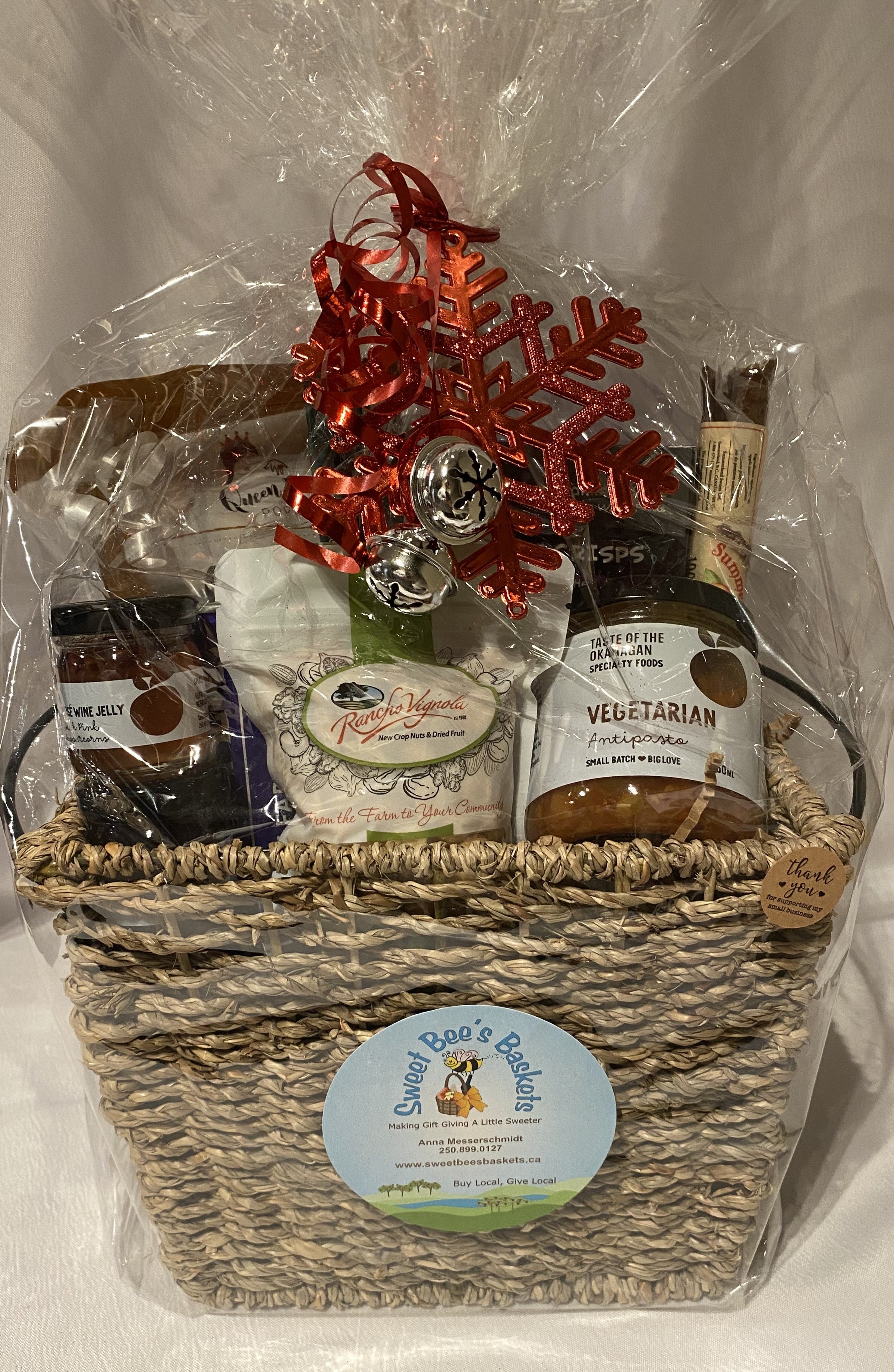 Small Custom Christmas Basket